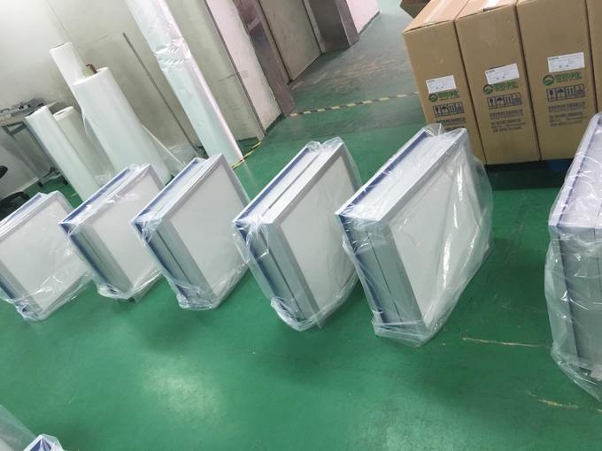 U14 ULPA de U15 1170 * 570 * 90 filtro de alumínio do estojo compacto para Punification 1