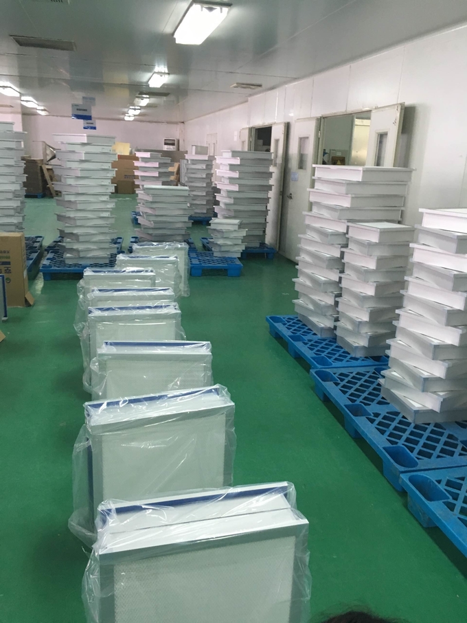 U14 ULPA de U15 1170 * 570 * 90 filtro de alumínio do estojo compacto para Punification 2